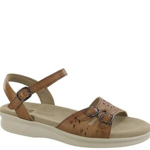SAS Duo Leather Comfor Diabetic Sandals